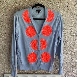 J. Crew Sequin Embroidered Jackie Cardigan